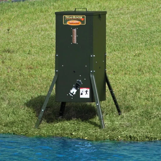 Texas Hunter 70 lb. Fish Feeder w/ Solar