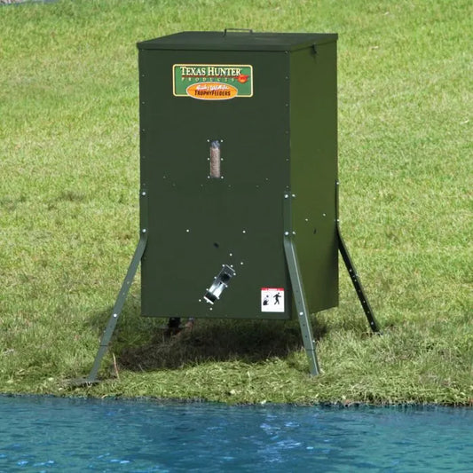 Texas Hunter 250 lb. Fish Feeder w/ Solar